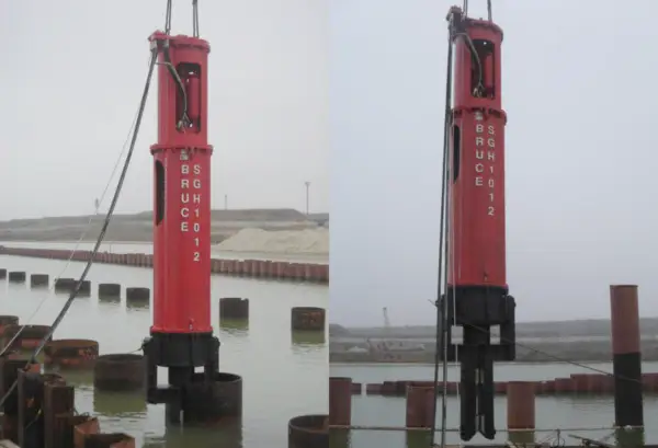 Kazık Çakma Çekici - Sheet Pile Driving