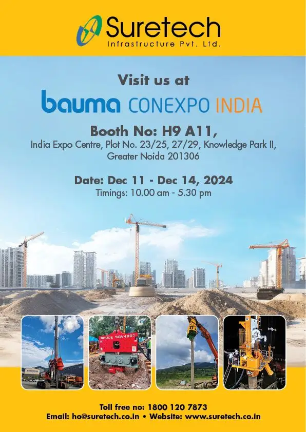 Bruce Piling Equipment, Dubai'deki BIG5 GLOBAL 2024'te gelişmi? temel ekipmanların? tanıtacak